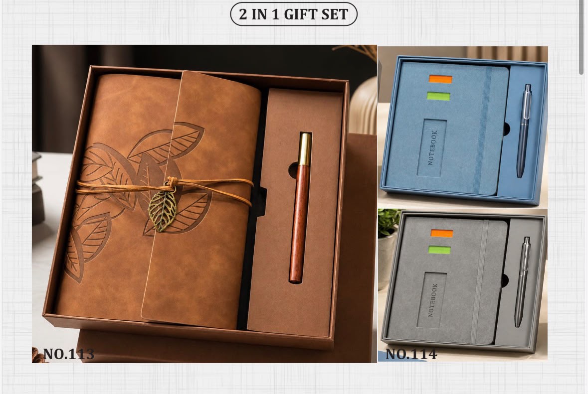 2-in-1 Corporate Gift Set Combo Offer